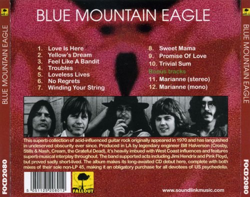 Blue Mountain Eagle - Blue Mountain Eagle (Reissue, Remastered) (1970/2007)