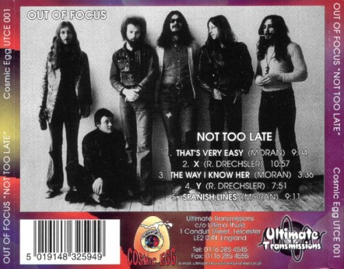 Out Of Focus - Not Too Late (Reissue) (1974/2000)