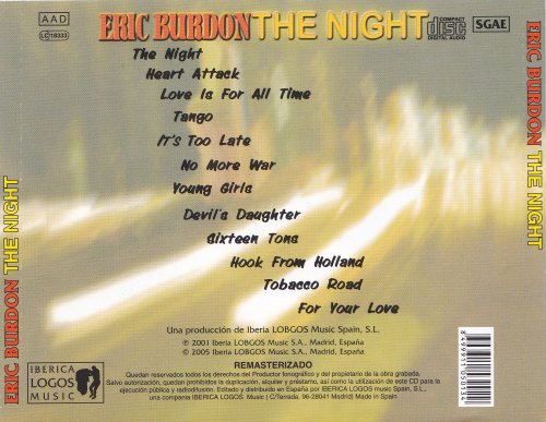 Eric Burdon - The Night (2001/2005)