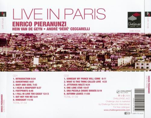 Enrico Pieranunzi - Live In Paris (2005)