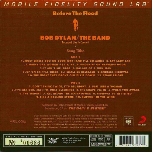 Bob Dylan and The Band - Before The Flood (Numbered Limited Edition) (1974/2015) [SACD]