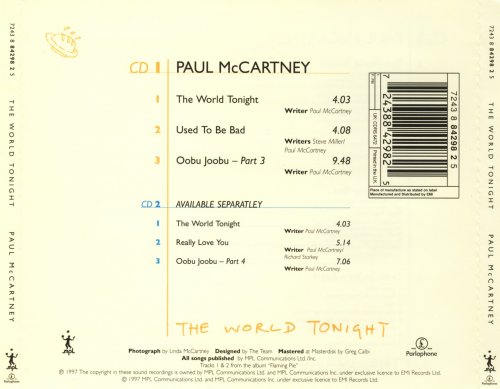 Paul McCartney - The World Tonight (UK Maxi 2CD Single) (1997)