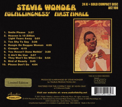 Stevie Wonder - Fulfillingness' First Finale (2011)