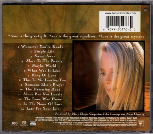 Mary Chapin Carpenter - Time* Sex* Love* (2002) [SACD]