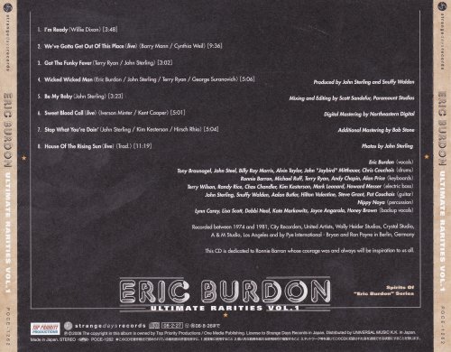 Eric Burdon - Ultimate Rarities Vol.1 (2008)