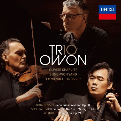 Trio Owon - Tchaikovsky, Shostakovich and Weinberg Piano Trios (2019) [Hi-Res]