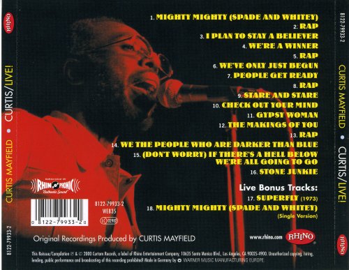 Curtis Mayfield - Curtis Live (Remaster 2000)