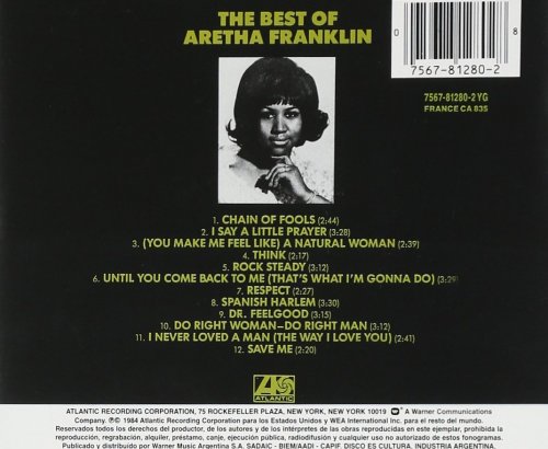 Aretha Franklin - The Best of Aretha Franklin (1990) FLAC