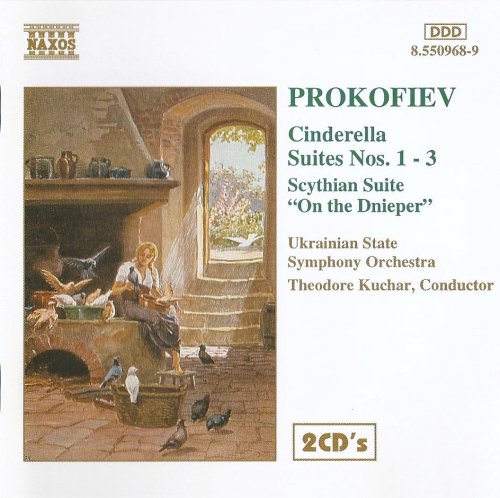 Theodore Kuchar, Ukrainian State Symphony Orchestra - Prokofiev: Cinderella Suites Nos. 1-3, Scythian Suite, "On the Dnieper" (1995)