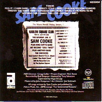 Sam Cooke - Live At The Harlem Square Club (1985)