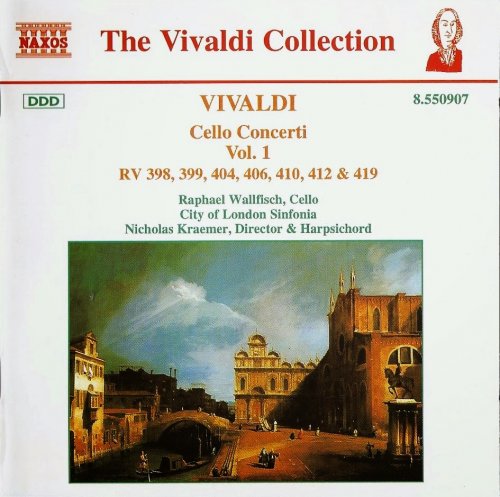 Raphael Wallfisch - Vivaldi: Cello Concertos, Vol.1 (1995)