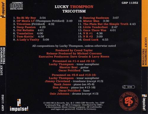 Lucky Thompson - Tricotism (1993)