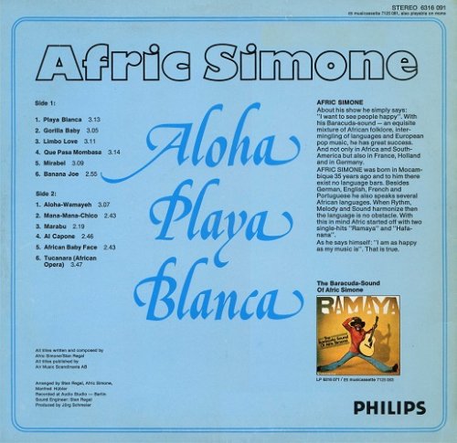 Afric Simone - Aloha Playa Blanca (1976) [Vinyl]