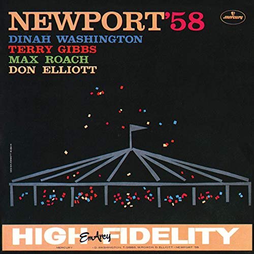 Dinah Washington & Terry Gibbs & Max Roach & Don Elliott - Newport '58 (Live) (1993/2019) FLAC