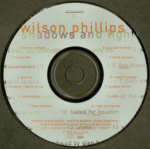 Wilson Phillips - Shadows And Light (1992) {Japan 1st Press}