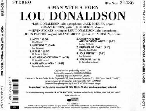 Lou Donaldson - A Man With a Horn (1999)