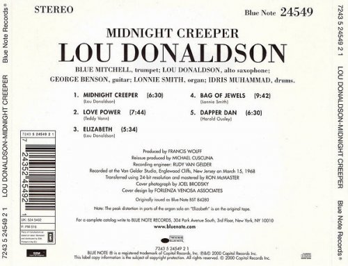 Lou Donaldson - The Midnight Creeper (2000)