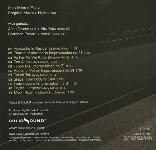 Andy Milne & Gregoire Maret - Scenarios (2007) CD Rip