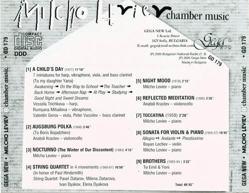 Milcho Leviev - Chamber Music (2000)
