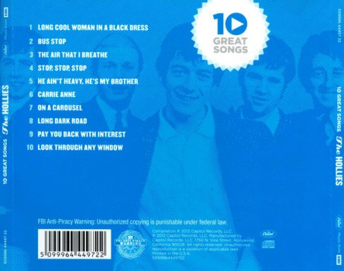 The Hollies ‎– 10 Great Songs (2012)
