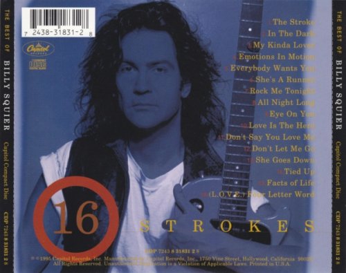 Billy Squier - 16 Strokes: The Best Of Billy Squier (Remastered) (1995)
