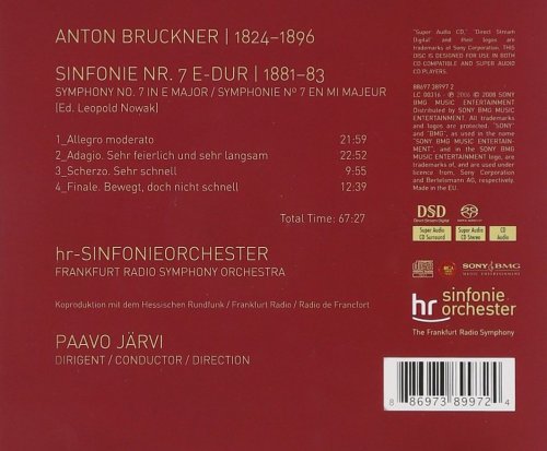 Paavo Jarvi - Bruckner: Symphony No.7 (2008) [SACD]