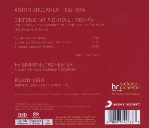 Paavo Jarvi - Bruckner: Symphony No.9 (2009) [SACD]