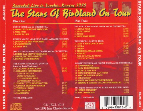 VA - The Stars Of Birdland On Tour (1996)