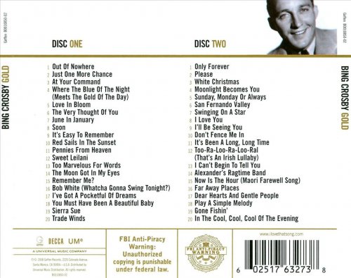 Bing Crosby - Gold (1931-51/2008)