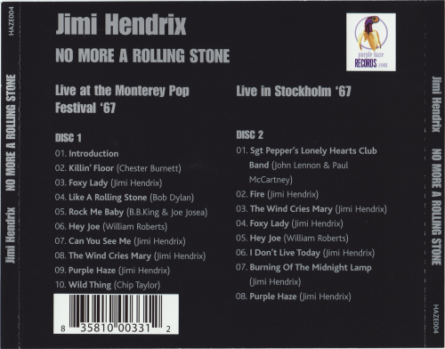 Jimi Hendrix - No More A Rolling Stone (2004)