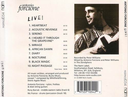 Antonio Forcione - Live! (2000) CD Rip