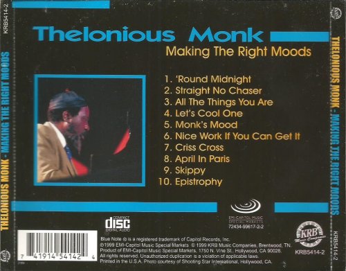 Thelonious Monk - Making the Right Moods (1999)