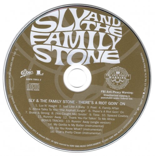 Sly & The Family Stone - There's A Riot Going On (Remastered, 2007 Bonus Tracks)