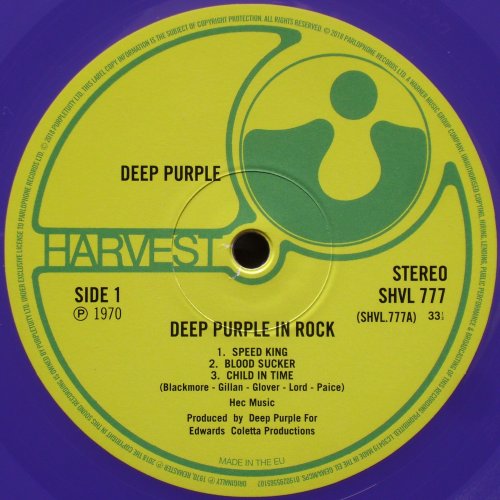 Deep Purple - Deep Purple In Rock (2018, Reissue, Remastered) LP