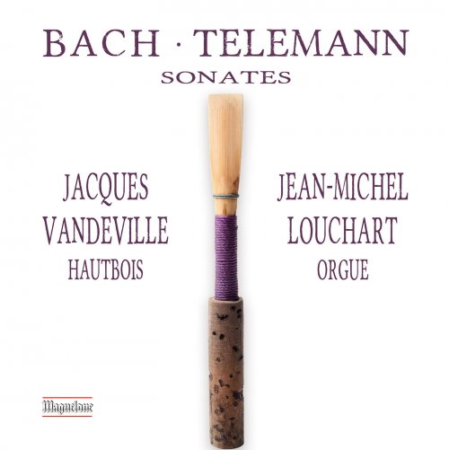 Jacques Vandeville and Jean-Michel Louchart - C.P.E. Bach, J.C. Bach & Telemann: Sonatas (2019)