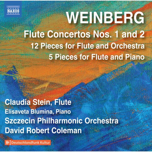 Claudia Stein - Weinberg: Flute Concertos & Other Works (2019) [Hi-Res]