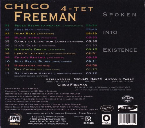 Chico Freeman 4-tet - Spoken into Existence (2015)