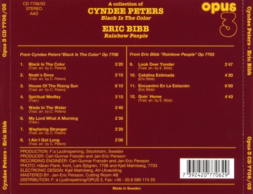 Cyndee Peters & Eric Bibb - A collection (1991)