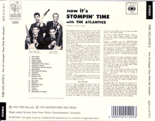 The Atlantics - Now It's Stompin' Time With the Atlantics (Reissue, Remastered) (1963/1992)