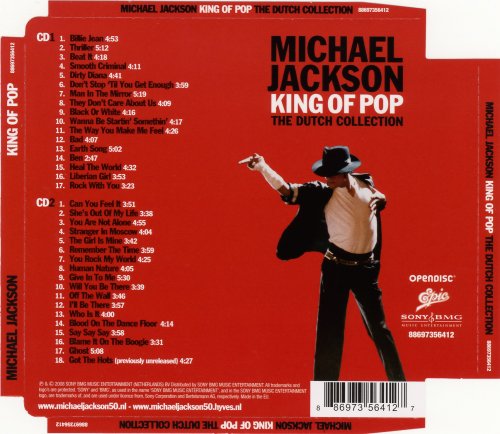 Michael Jackson ‎- King Of Pop (The Dutch Collection) (2008)