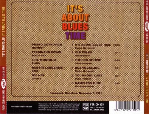 Tete Montoliu - It's About Blues Time (1971) CD Rip