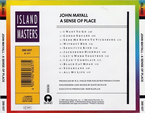 John Mayall - A Sense Of Place (1990)