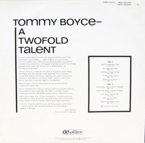 Tommy Boyce - A Twofold Talent (1968)