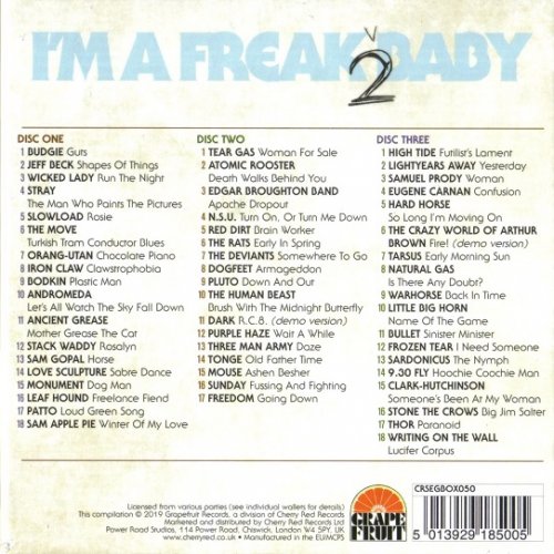 VA - I'm A Freak 2 Baby (A Further Journey Through The British Heavy Psych And Hard Rock Underground Scene: 1968-73) (2019)