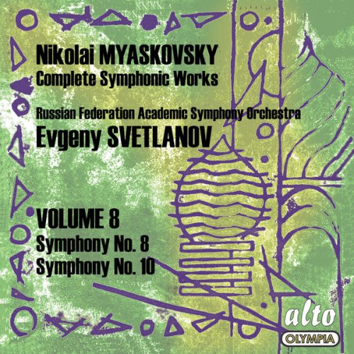 Evgeny Svetlanov - Myaskovsky: Complete Symphonies, Volume 8 – Symphonies Nos. 8 and 10 (2019) [Hi-Res]