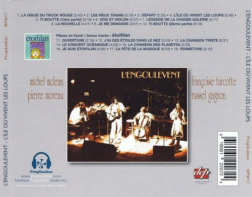 L'Engoulevent - L'Ile Ou Vivent Les Loups (Reissue, Remastered) (1977/2006)