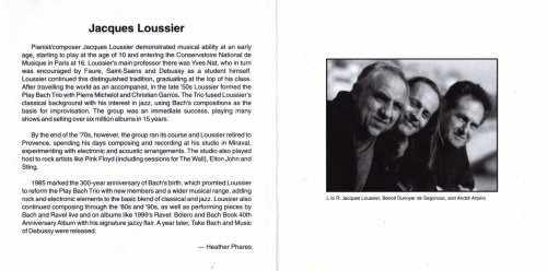 Jacques Loussier Trio - Baroque Favorites (2001) FLAC