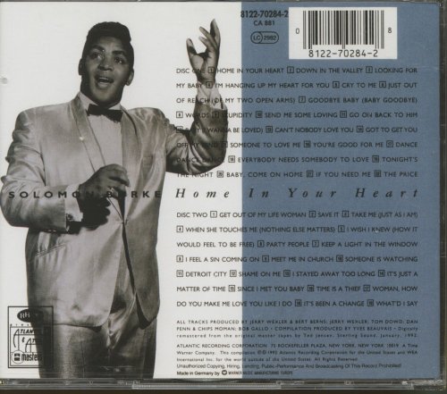 Solomon Burke - Home in Your Heart: The Best of Solomon Burke (1992)