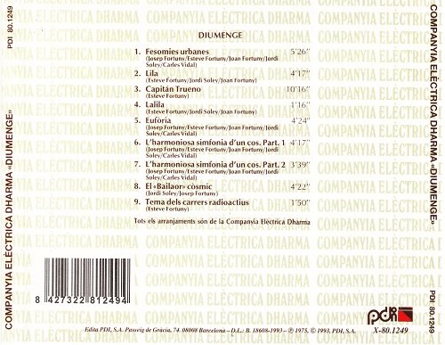 Companyia Electrica Dharma - Diumenge (Reissue) (1975/1993)