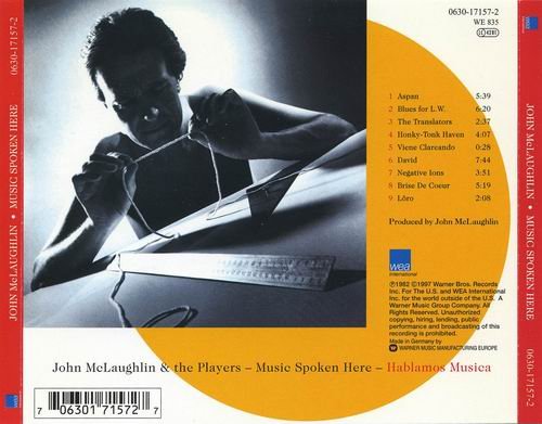 John McLaughlin - Music Spoken Here (1982) CD Rip